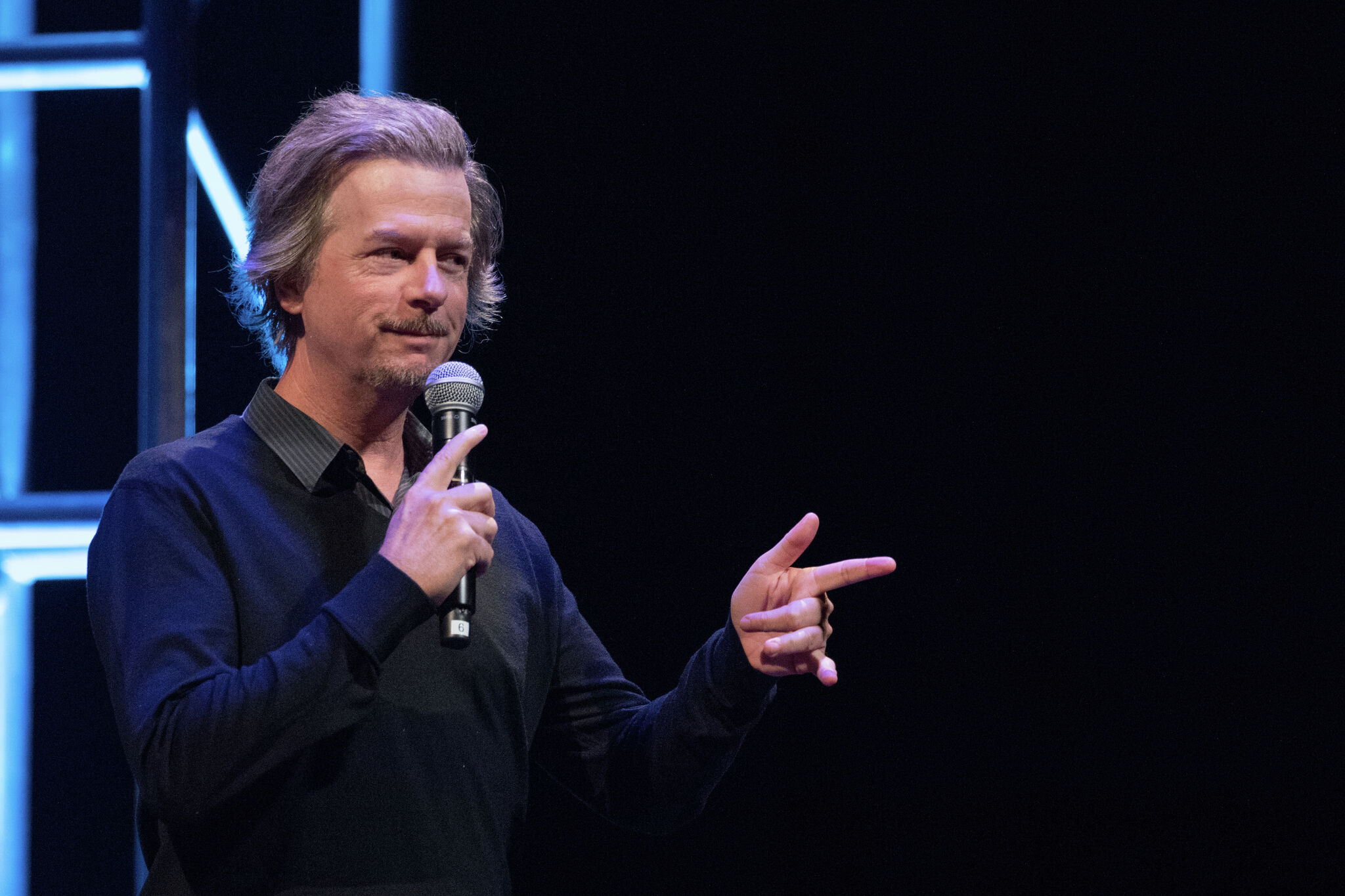 David Spade on stage