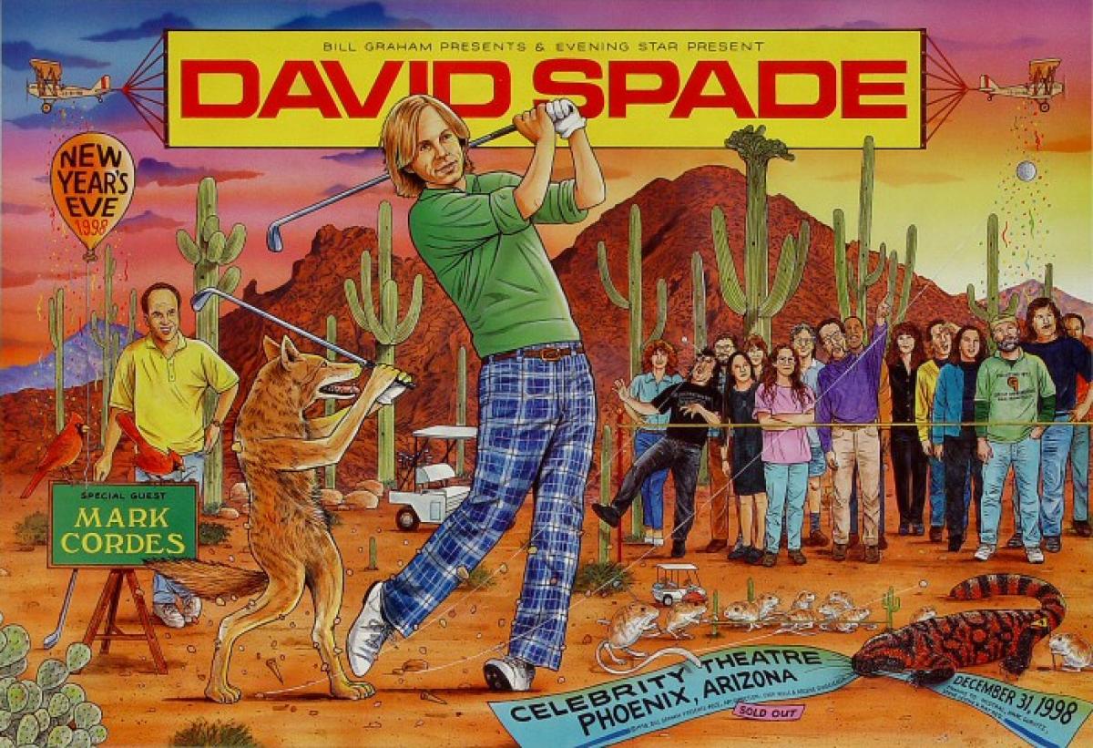 David Spade 2026 concert poster